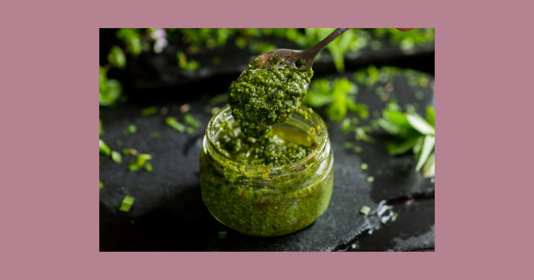 KAŅEPJU SĒKLU PESTO recepte