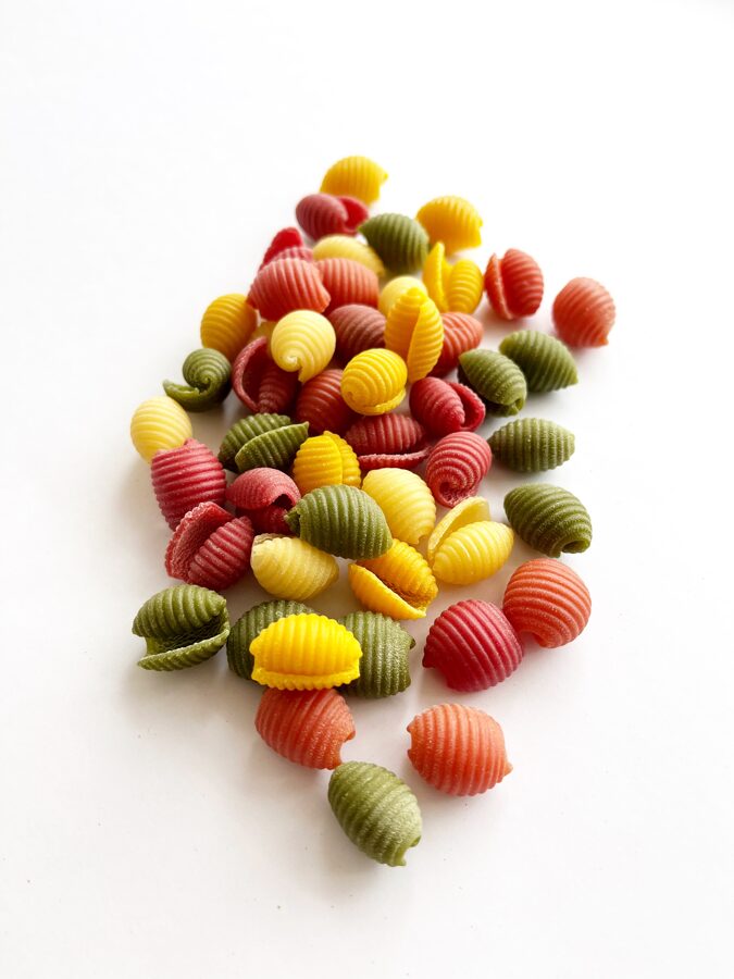 Small colorful shells gnocchetti 100g