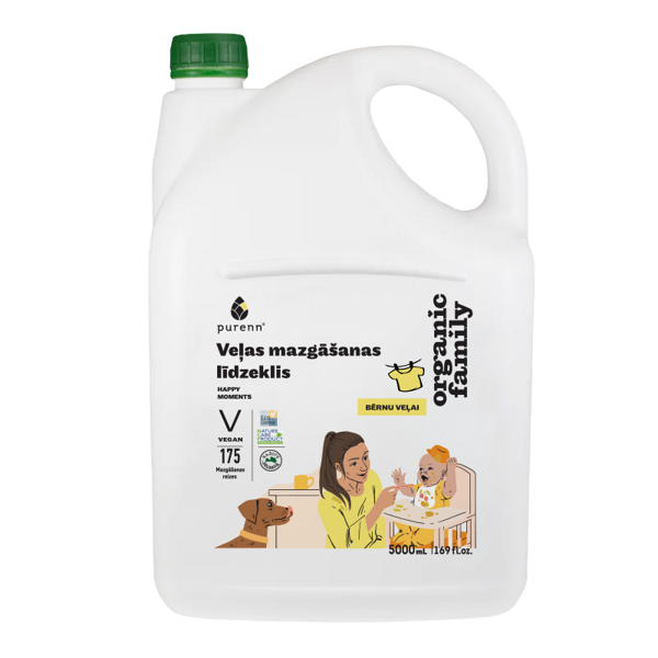 Laundry detergent for children's clothes with chamomile