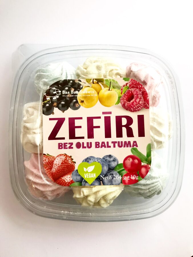 Zefīrs bez olu baltuma (VEGAN Draudzīgs) 264g