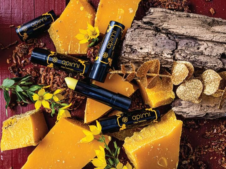 Apimi lip balm with beeswax 1 pc