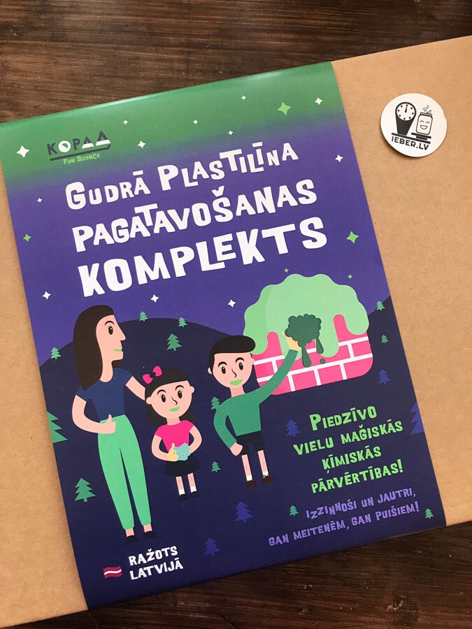 Gudrā plastilīna pagatavošanas komplekts