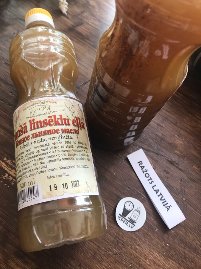 Tumšo linsēklu eļļa 0,5L