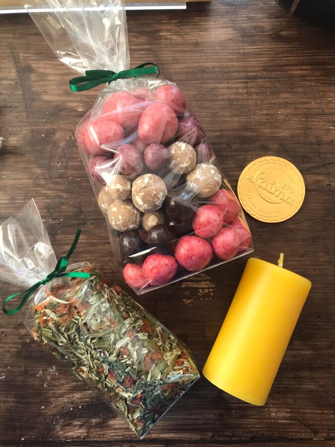 Gift set for comfort, love, well-being and health