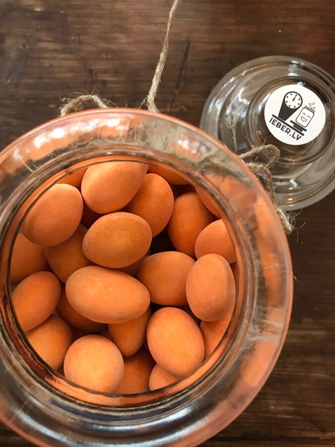 Mandeles apelsīnu šokolādē 50g