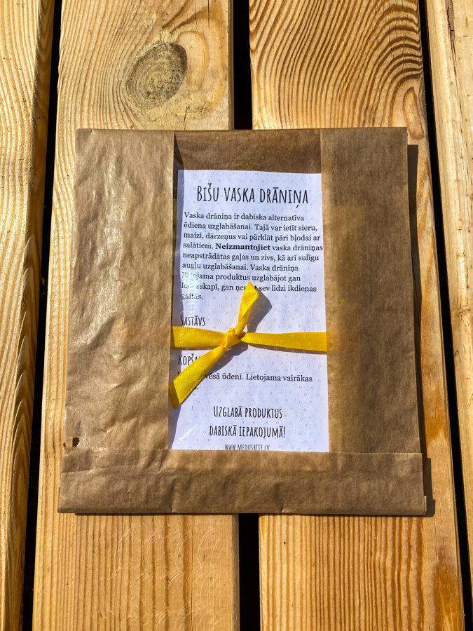 Bišu vaska drāniņa