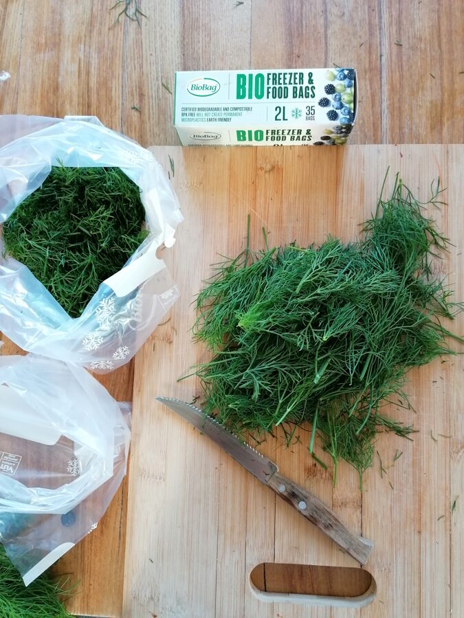 Biobag 4L produktu uzglabāšanas un saldēšanas maisiņi