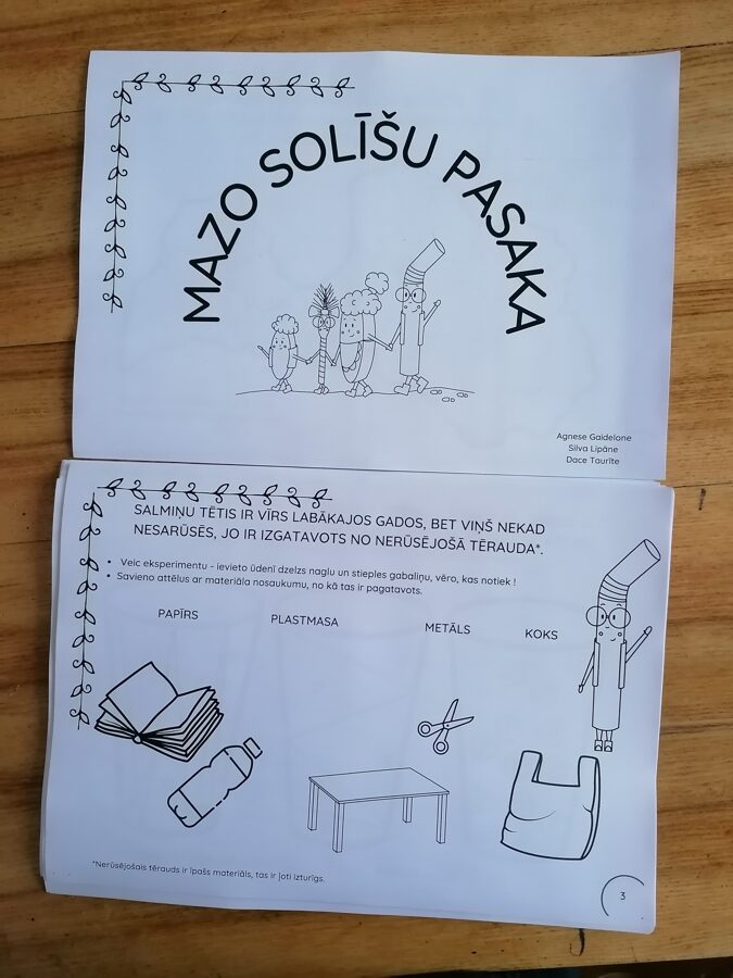 Mazo solīšu pasakas digitālo 50 darba lapu komplekts