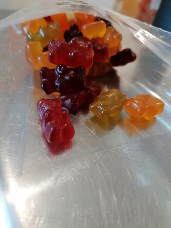 Sweets pack with jelly candies made from natural fruit and berry juices 1 pc.