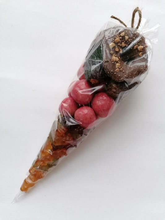A treat for the holiday season, a packet of sweets
