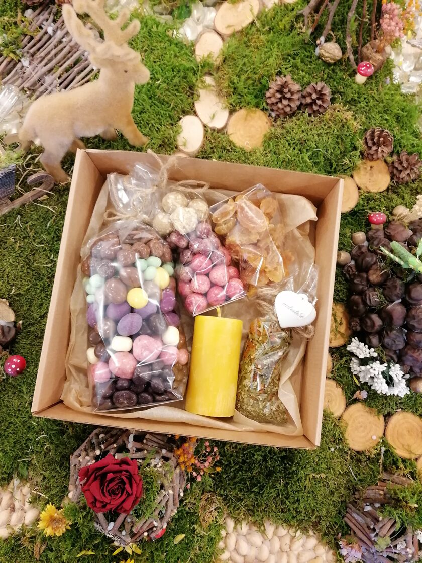 Gift set for comfort, love, well-being and health