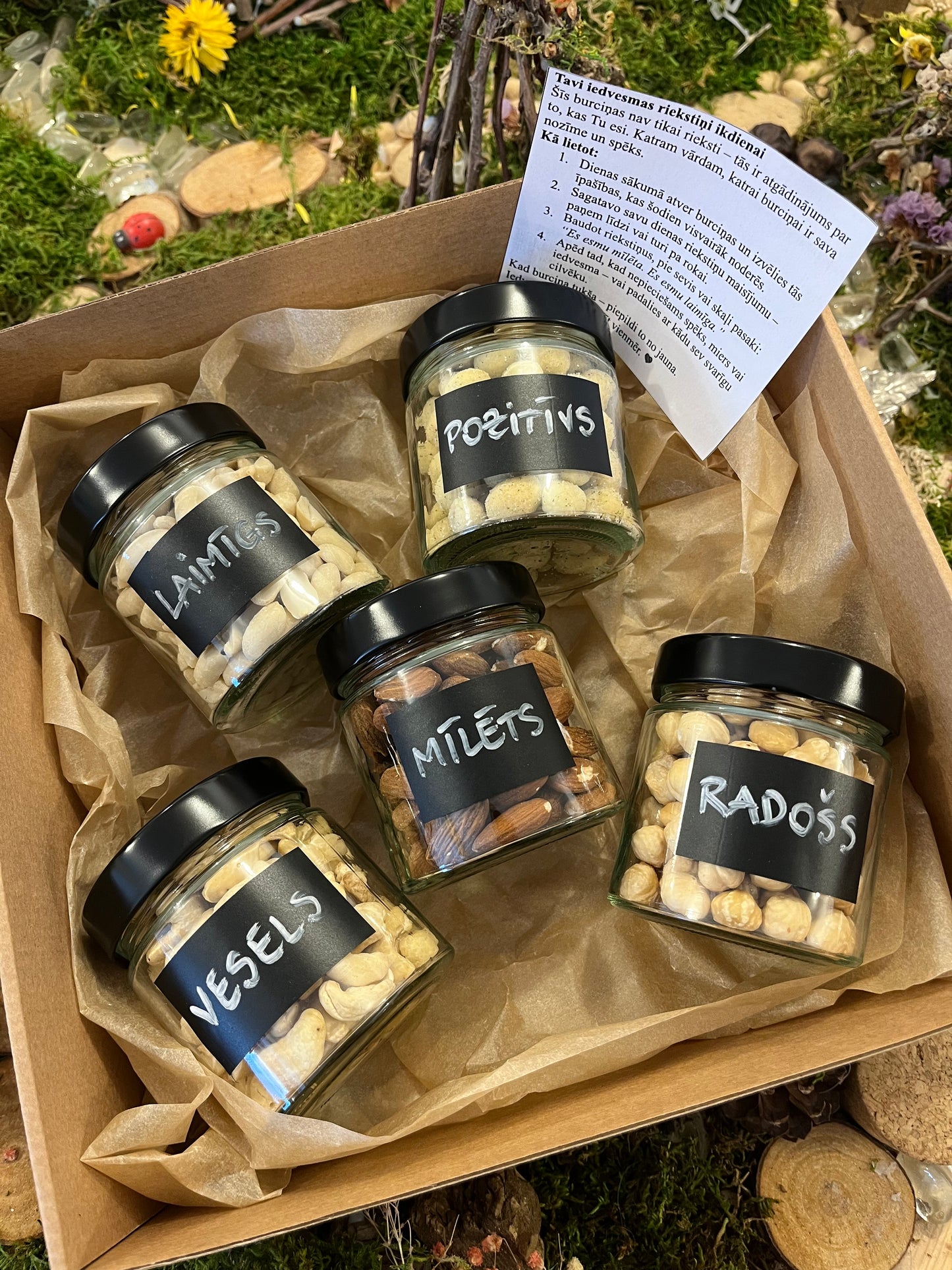 Iedvesma katrai dienai - veselīgo gardumu dāvanu komplkets