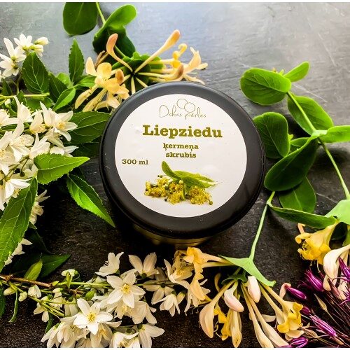 Liepziedu ķermeņa skrubis