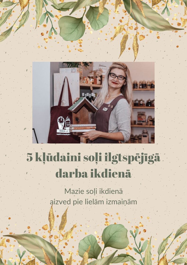 E-Manual: 5 Missteps in Sustainable Work Everyday Life