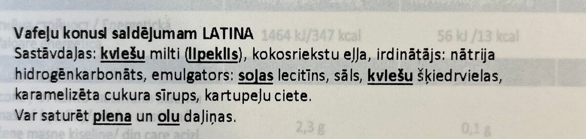 Vafeļu konusi