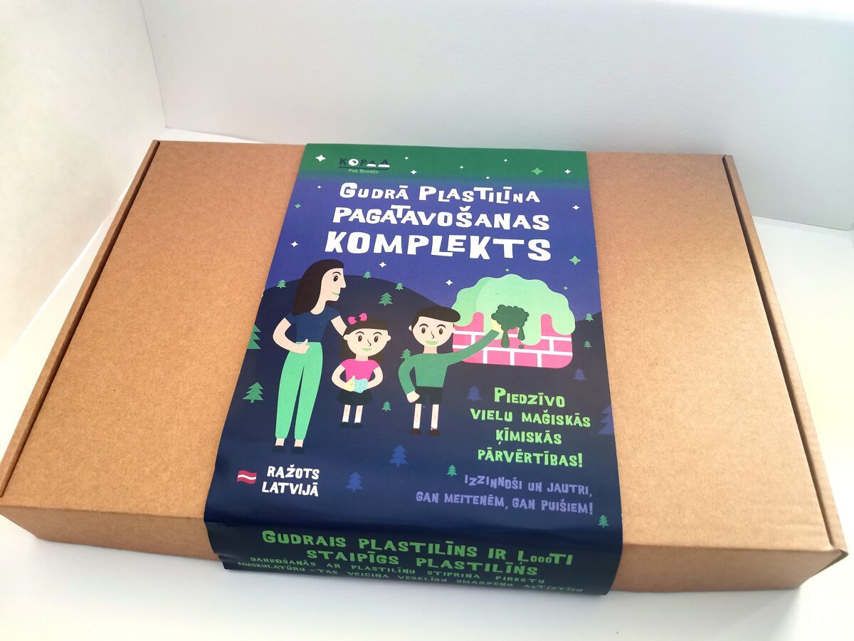 Gudrā plastilīna pagatavošanas komplekts