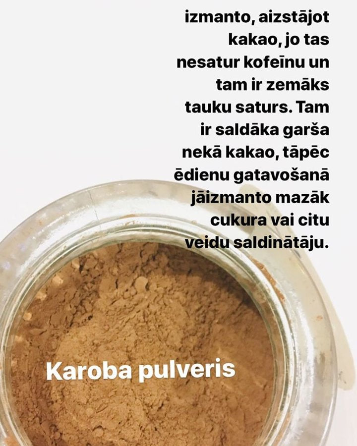 Karoba pulveris, bio 25g
