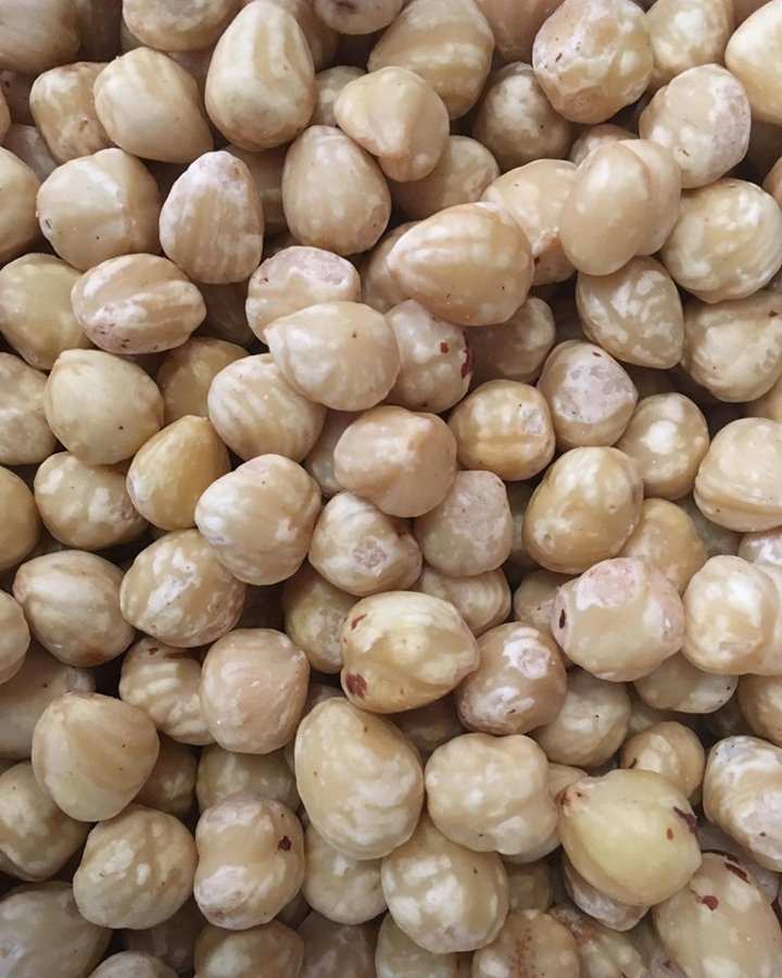 Hazelnuts blanched, roasted 50g