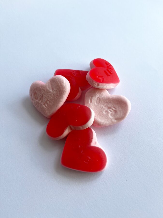 Two-tone hearts 50g