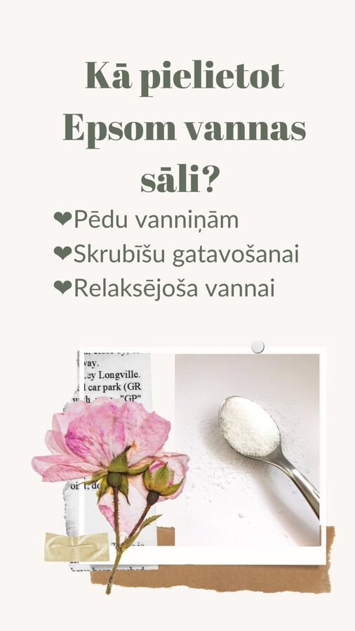 Epsom vannas sāls smalkais 100g