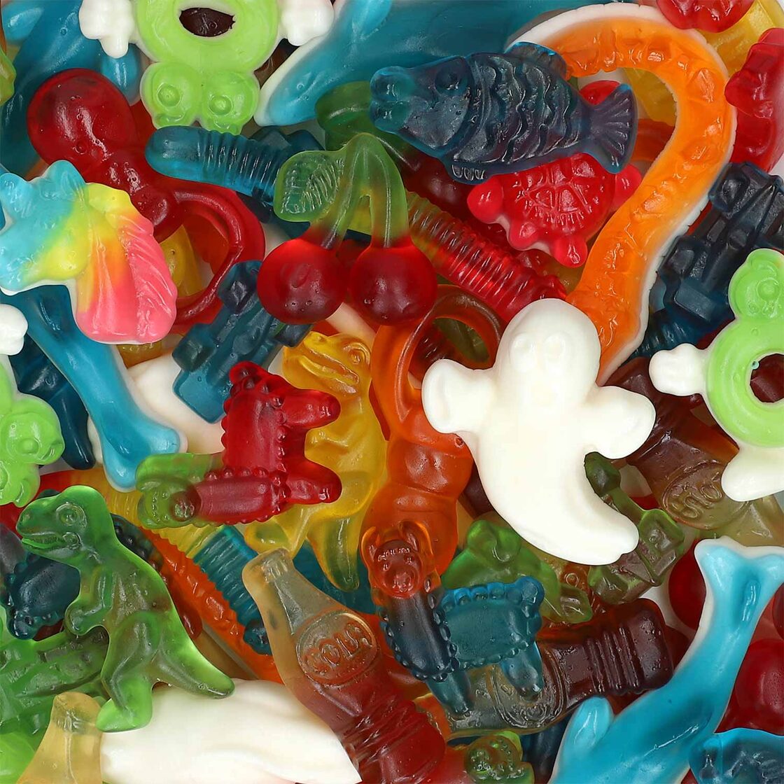 Želejas konfekšu mikss bez laktozes un glutēna 50g