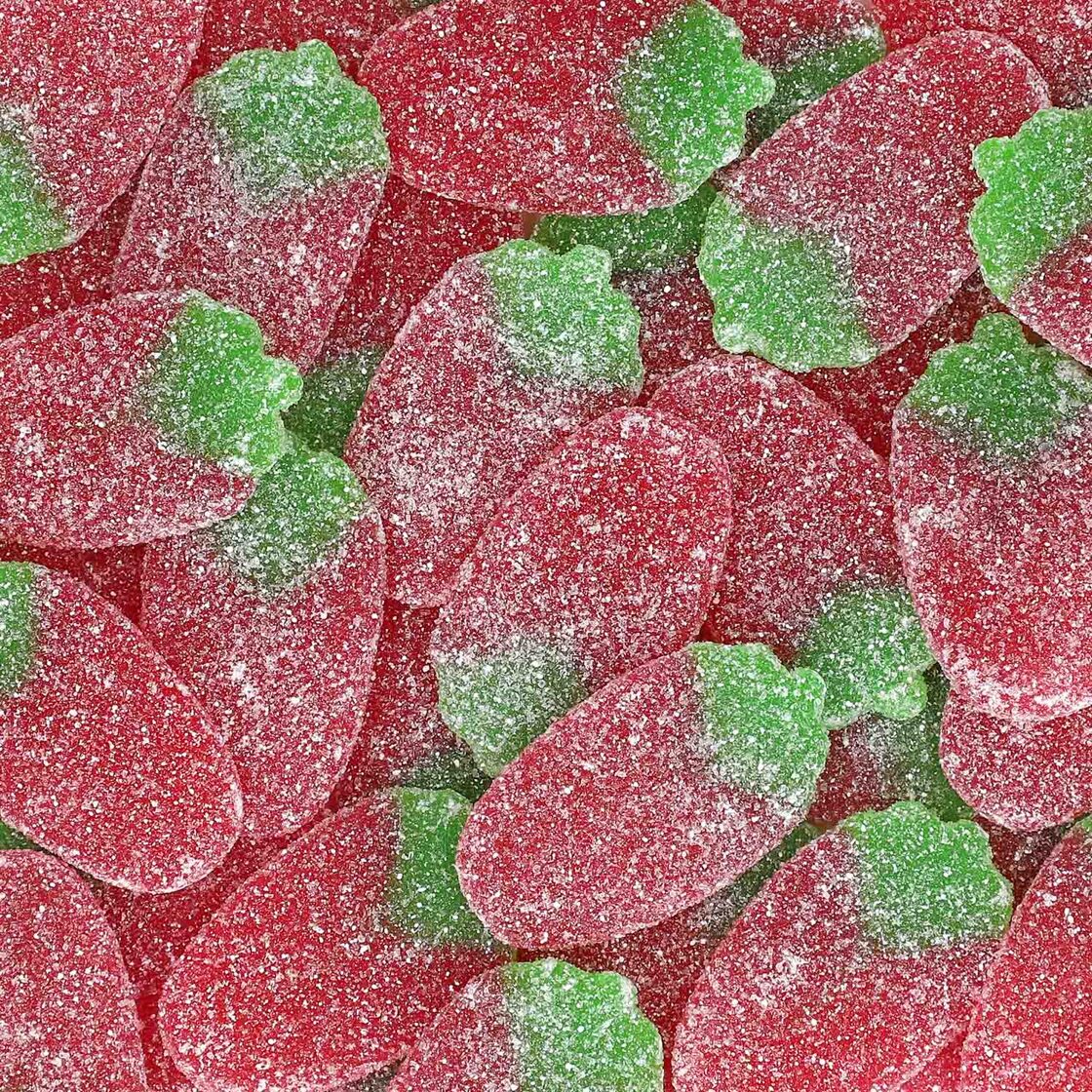 Trolli Sour Strawberries lactose and gluten free 50g