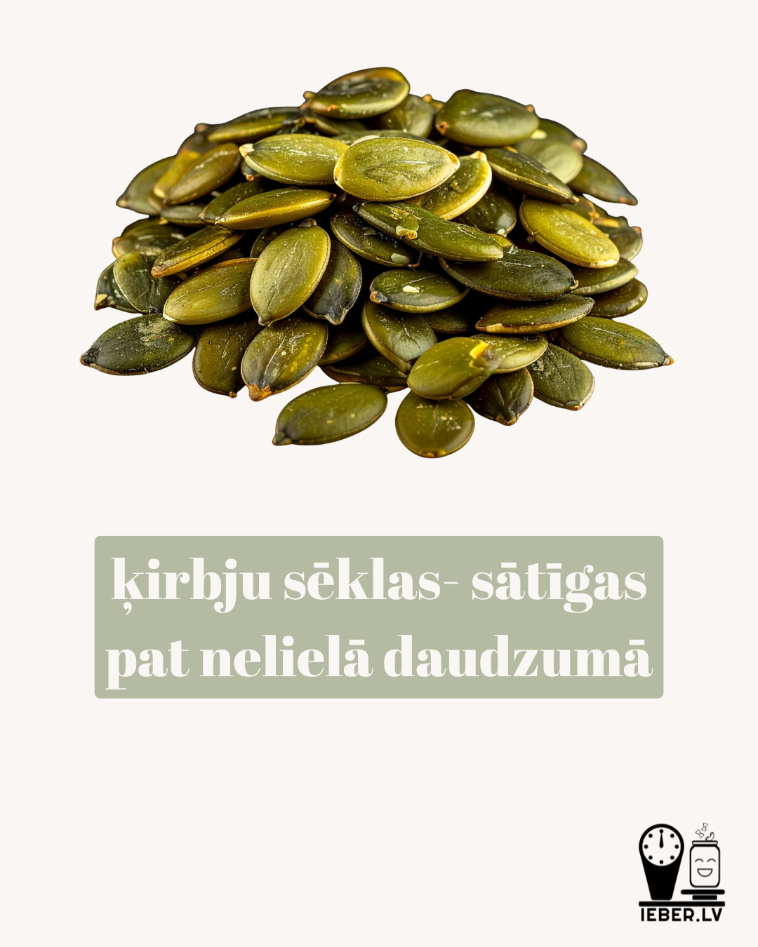 🎃 Ķirbju sēklas – mazs produkts ar lielu pienesumu