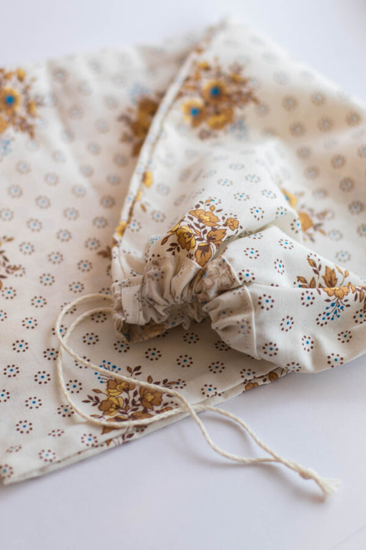Cotton fabric bag 1pc