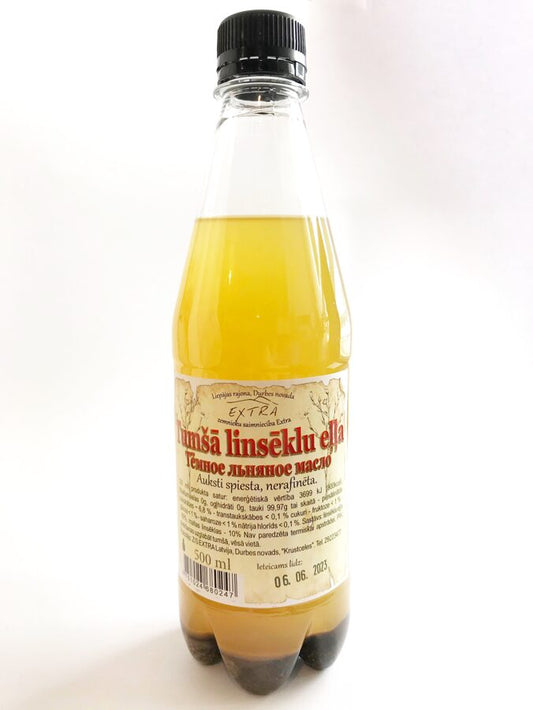 Dark linseed oil 0.5L