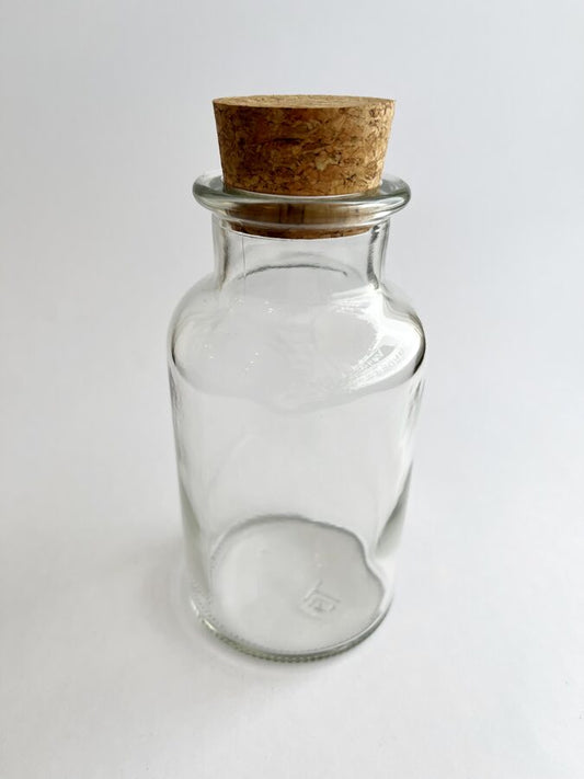 Glass bottle 300ml with cork