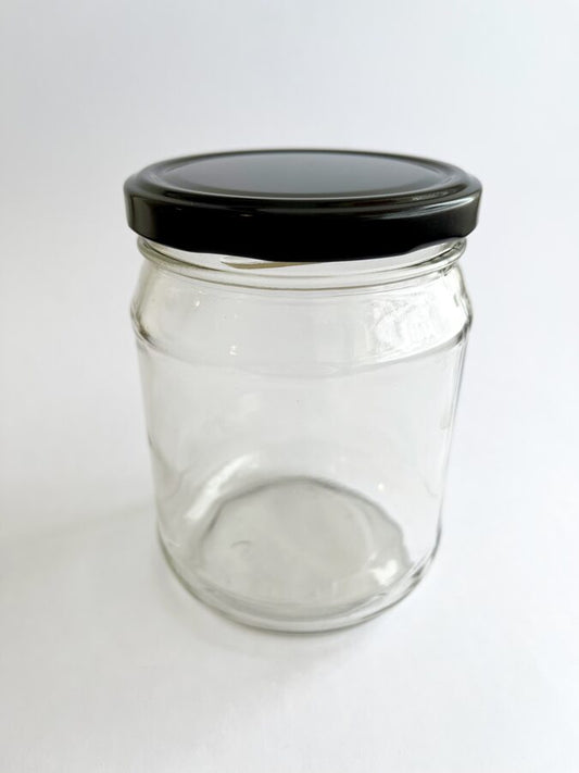 500ml glass jar with metal lid
