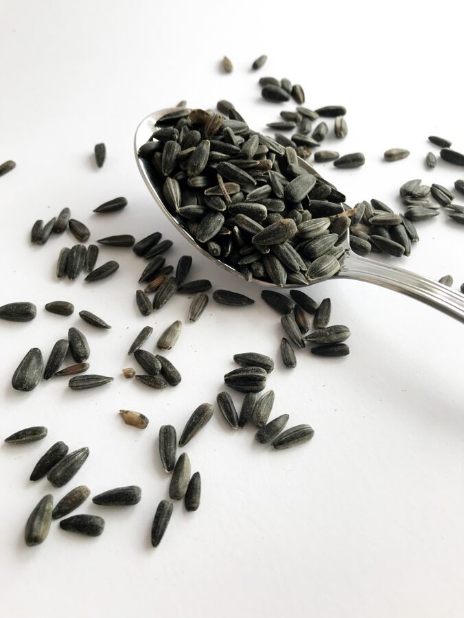 Saulespuķu sēklas putnu barošanai 100g