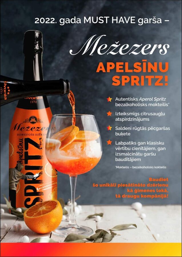 Mežezers Orange spritz 0.75L