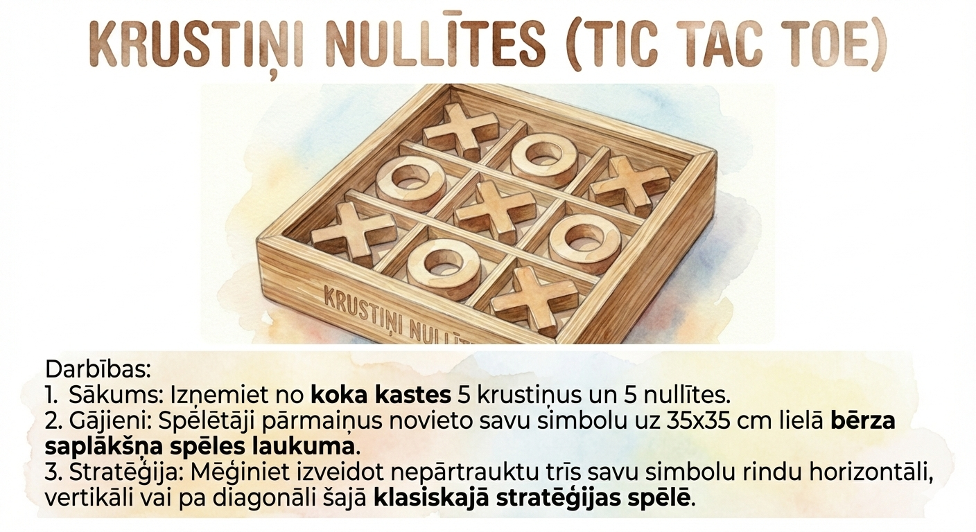 Spēļu noma pasākumiem – 7 ilgtspējīgas koka spēles + meistarklase
