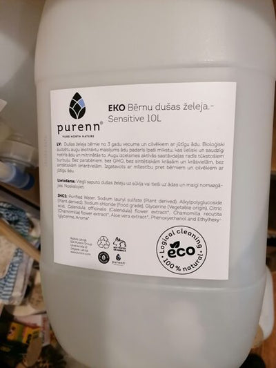 PURENN bērnu dušas želeja. Sensitive