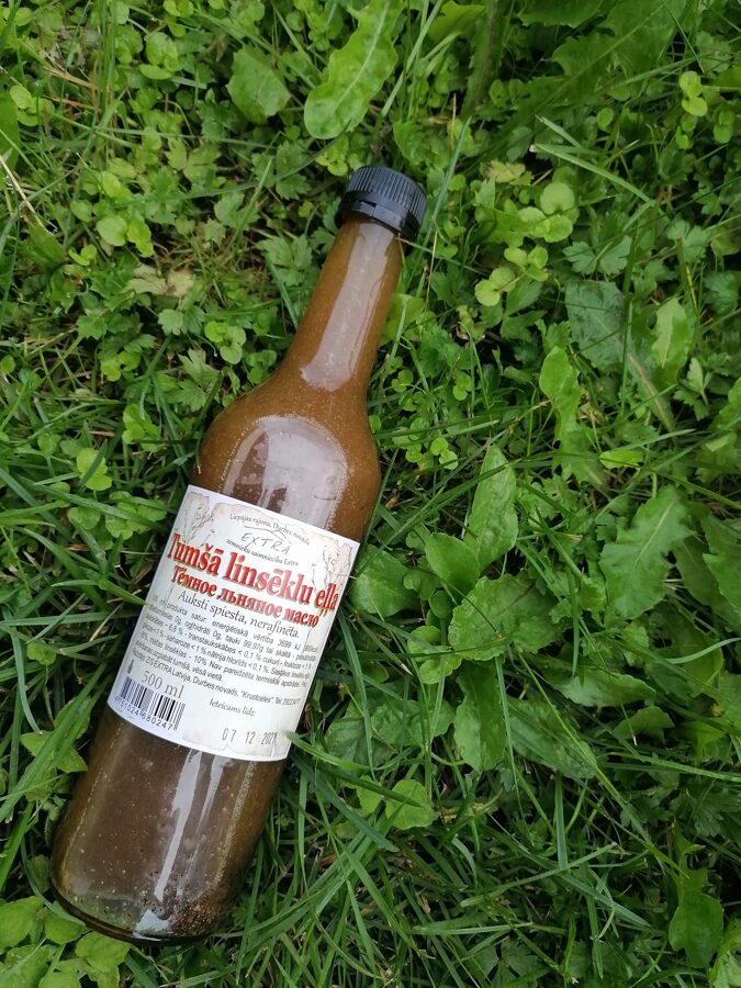 Tumšo linsēklu eļļa 0,5L