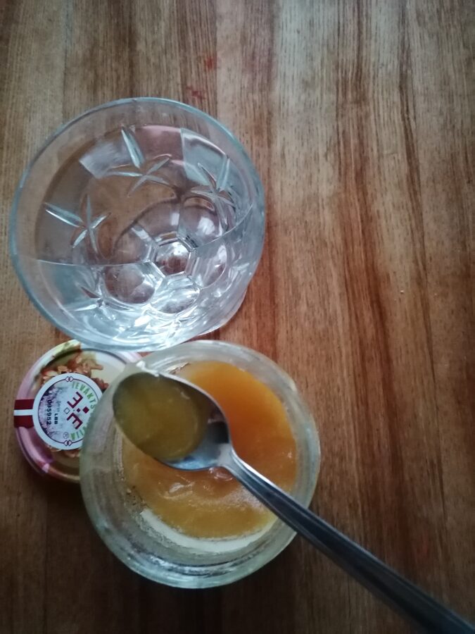 Heather flower honey