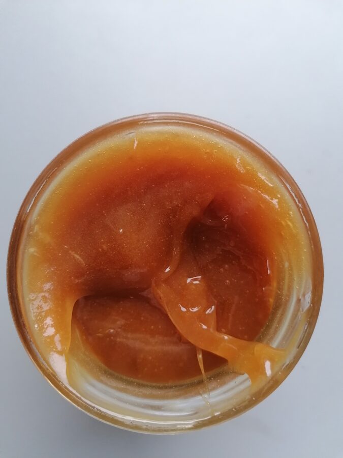 Heather flower honey