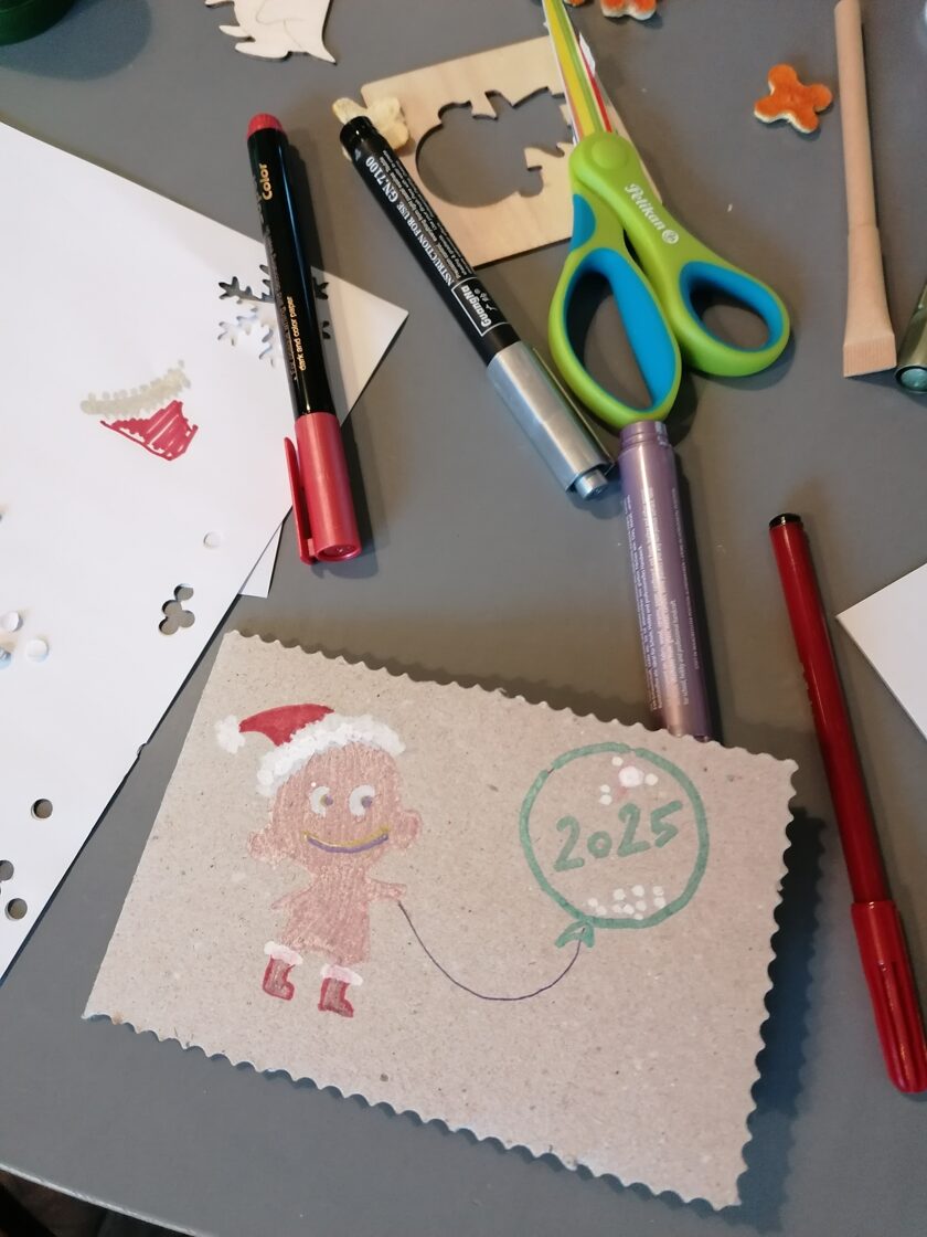 Personalized thank you card making workshop