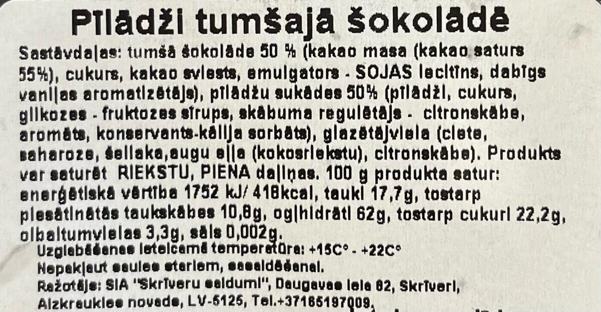 Pīlādži tumšajā šokolādē 50g