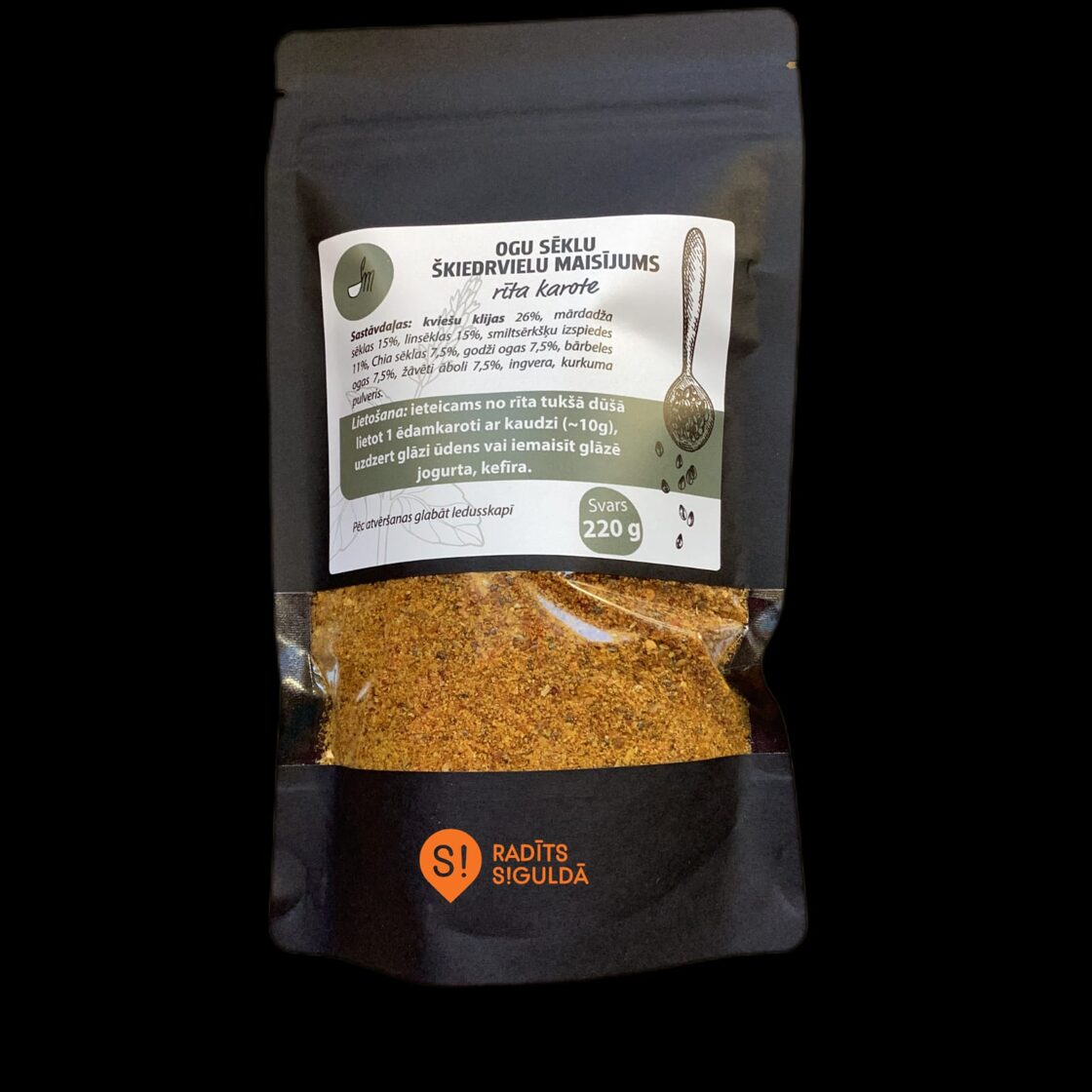 Berry seed and fiber blend MORNING SPOON (220 grams)