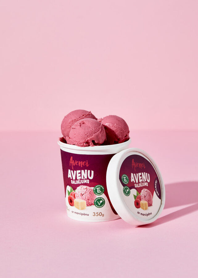 Raspberry ice cream 400ml