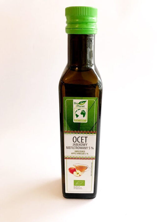 Apple cider vinegar 5%, unfiltered BIO, BIO PLANET, 250ml