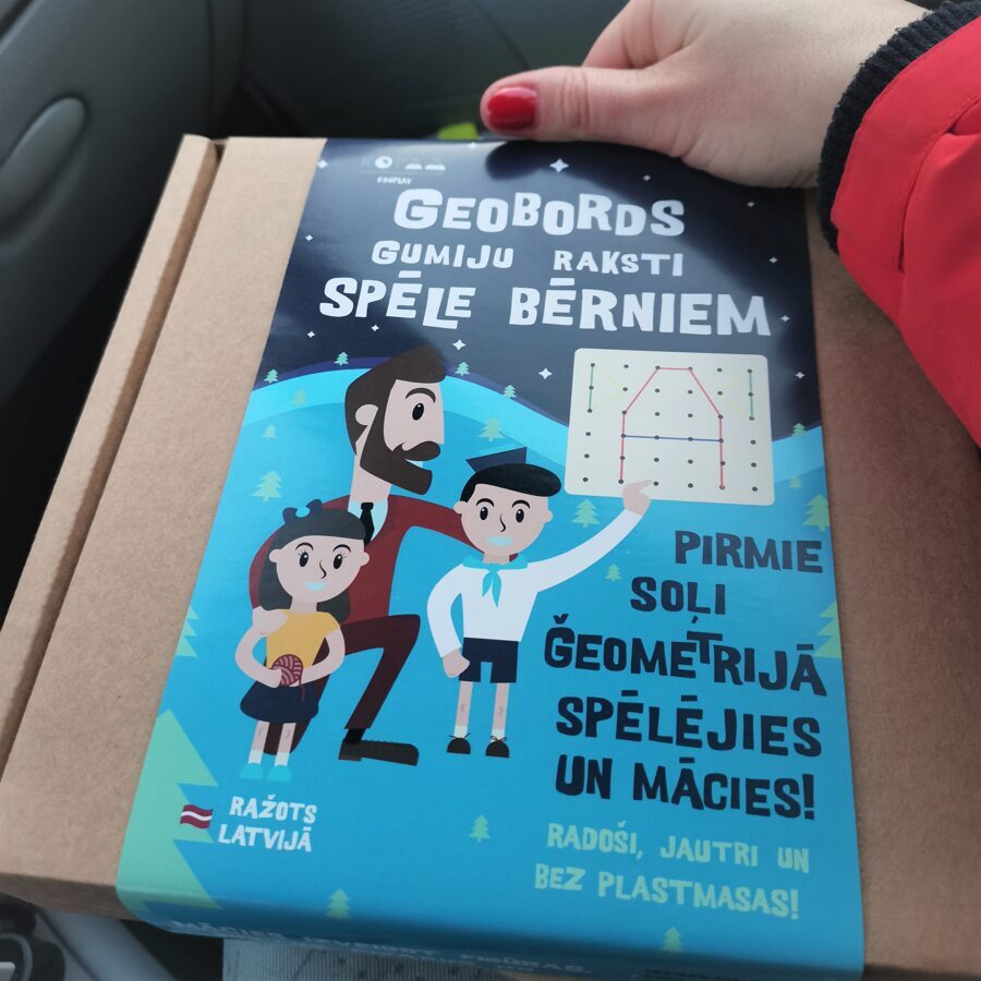 Geobords - attīstoša spēle 4-8 gadus veciem bērniem