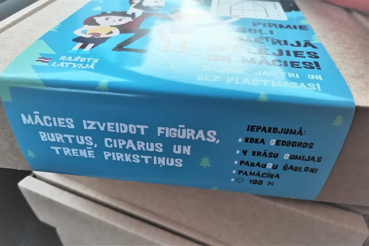 Geobords - attīstoša spēle 4-8 gadus veciem bērniem