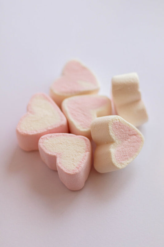 Zefīrs rozā sirdis 25g