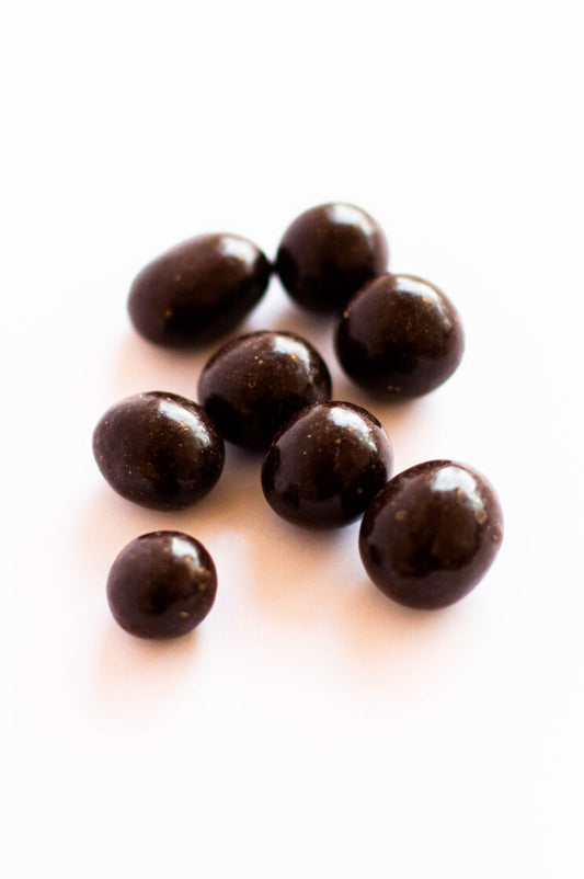 Glazētas zemenes tumšajā šokoladē 50g