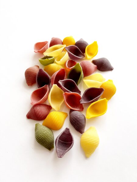 5-color shell pasta CONCHIGLIE 100g