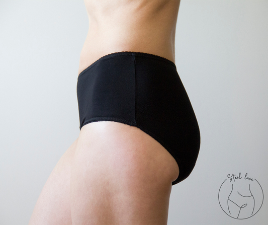 Classic black panties 1pc