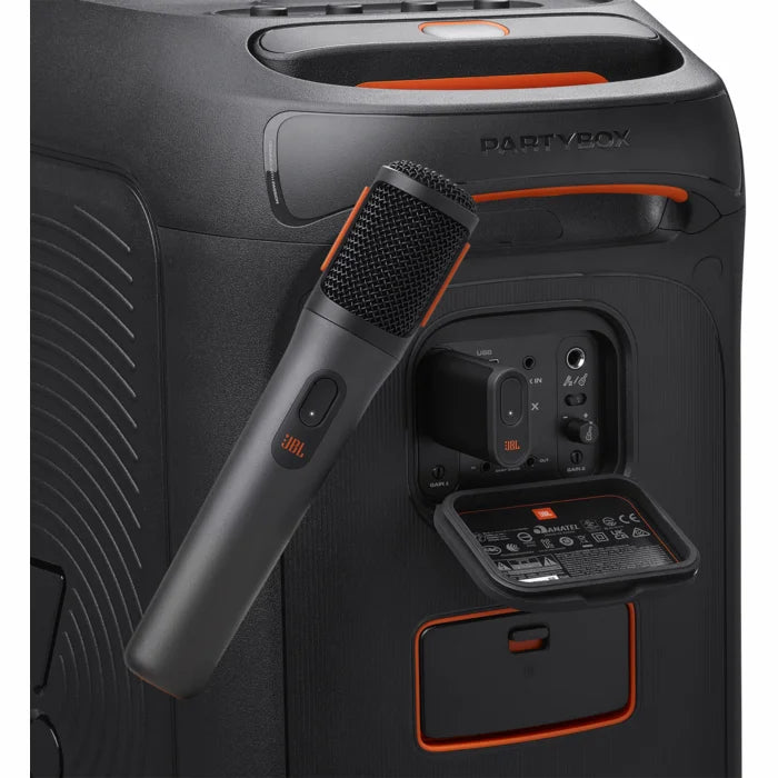 JBL PartyBox Wireless Mic (2 gab.) mikrofona noma – bezvadu brīvība karaoke, pasākumiem un prezentācijām